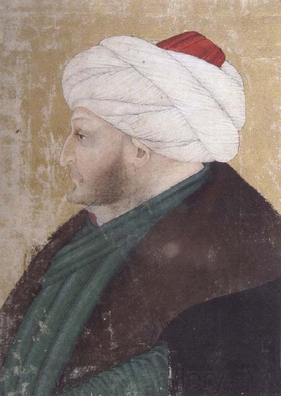 Costanzo da Ferrara Portrait of the Ottoman sultan Mehmed the Conqueror Spain oil painting art
